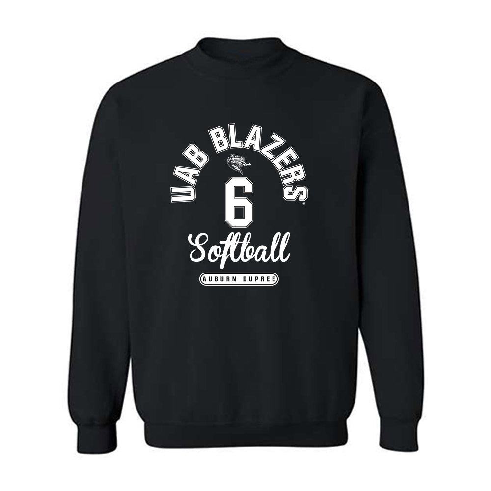 UAB - NCAA Softball : auburn dupree - Classic Fashion Shersey Crewneck Sweatshirt-0