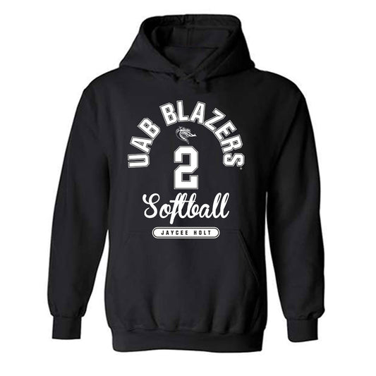 UAB - NCAA Softball : Jaycee Holt - Classic Fashion Shersey Hooded Sweatshirt-0