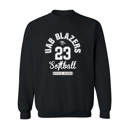 UAB - NCAA Softball : Ashtrid Kramer - Classic Fashion Shersey Crewneck Sweatshirt-0