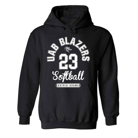 UAB - NCAA Softball : Ashtrid Kramer - Classic Fashion Shersey Hooded Sweatshirt-0