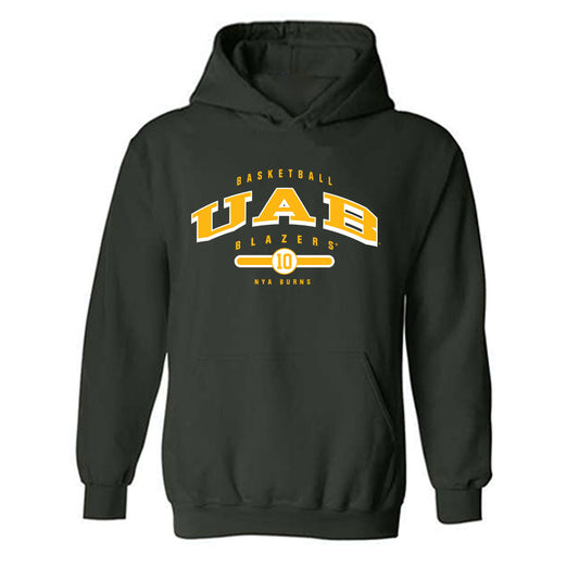 UAB - NCAA Women's Basketball : Nya Burns - Classic Fashion Shersey Hooded Sweatshirt-0