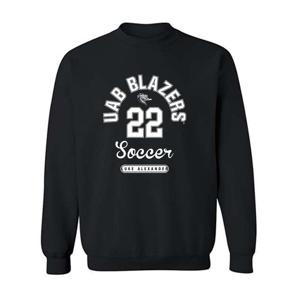 UAB - NCAA Men's Soccer : Luke Alexander - Classic Fashion Shersey Crewneck Sweatshirt-0