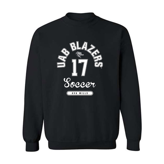 UAB - NCAA Women's Soccer : Ava Mills - Classic Fashion Shersey Crewneck Sweatshirt-0