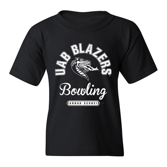 UAB - NCAA Women's Bowling : Savannah Schneider - Classic Fashion Shersey Youth T-Shirt-0