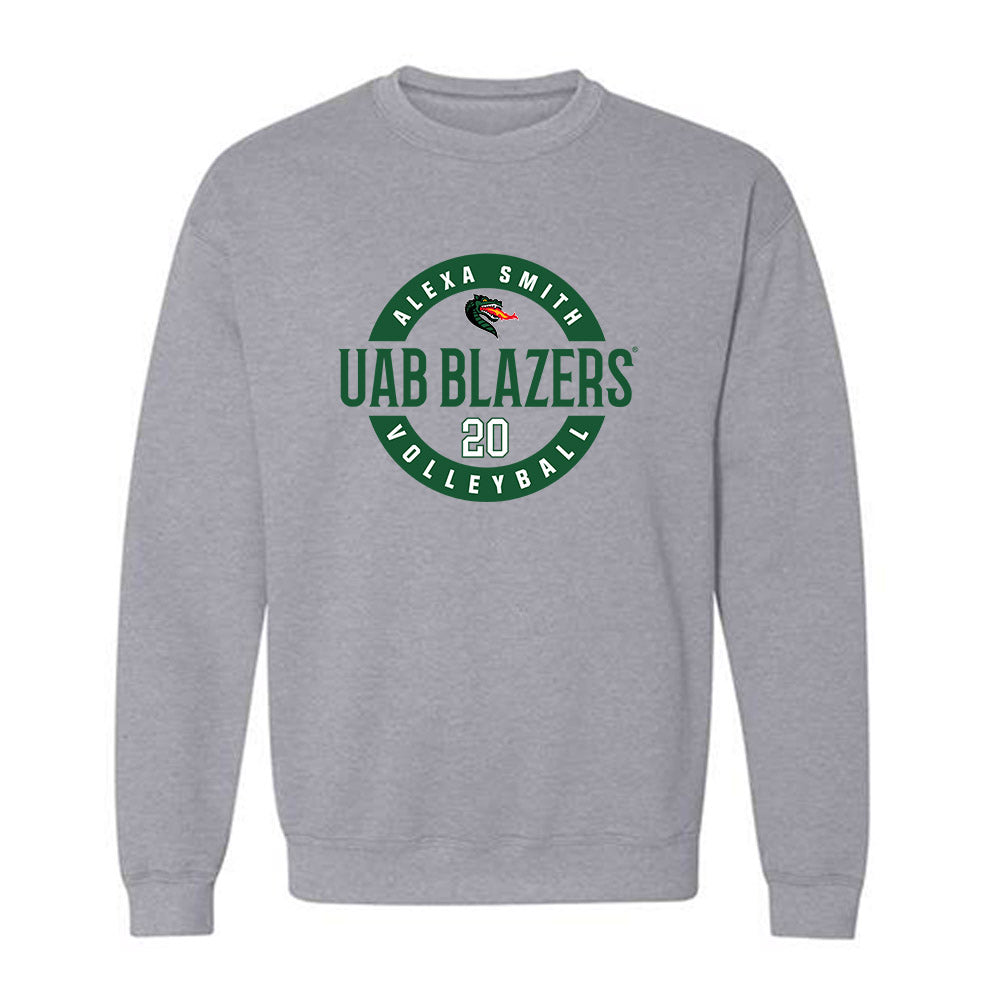 UAB - NCAA Beach Volleyball : Alexa Smith - Classic Fashion Shersey Crewneck Sweatshirt-0