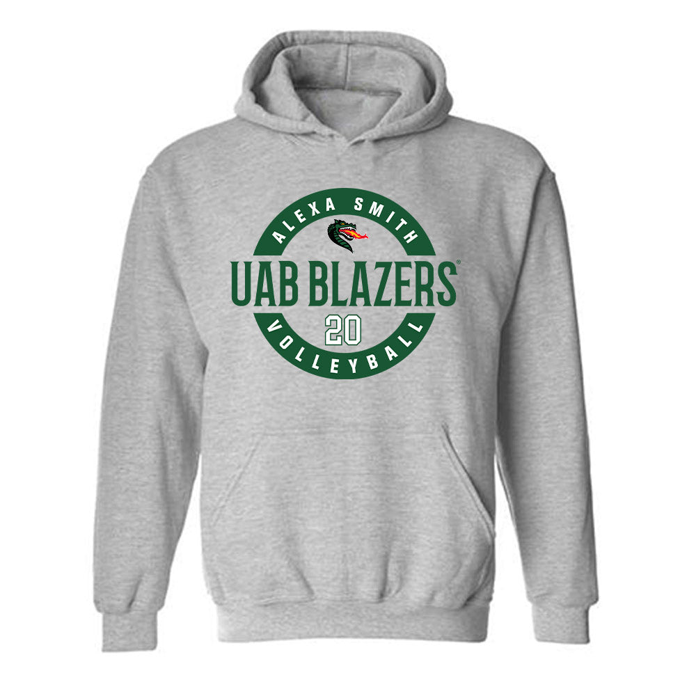 UAB - NCAA Beach Volleyball : Alexa Smith - Classic Fashion Shersey Hooded Sweatshirt-0