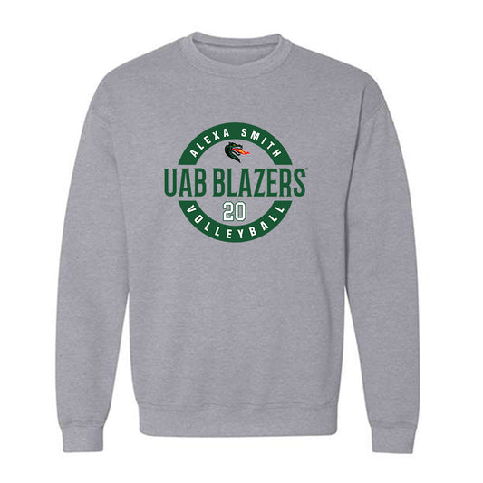 UAB - NCAA Beach Volleyball : Alexa Smith - Classic Fashion Shersey Crewneck Sweatshirt-0