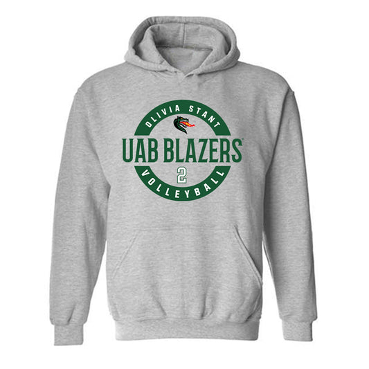 UAB - NCAA Beach Volleyball : Olivia Stant - Classic Fashion Shersey Hooded Sweatshirt-0