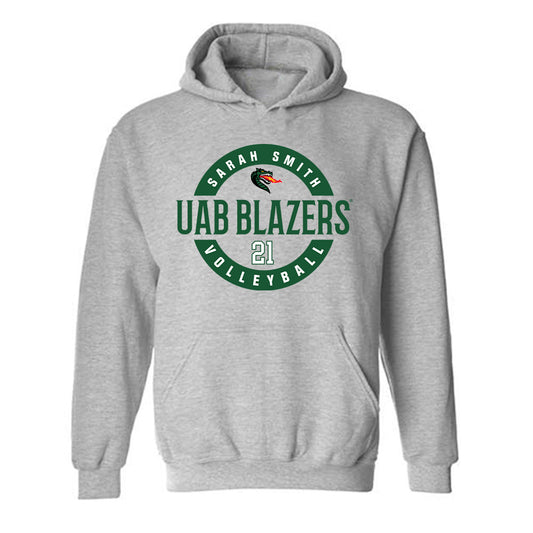 UAB - NCAA Beach Volleyball : Sarah Smith - Classic Fashion Shersey Hooded Sweatshirt-0
