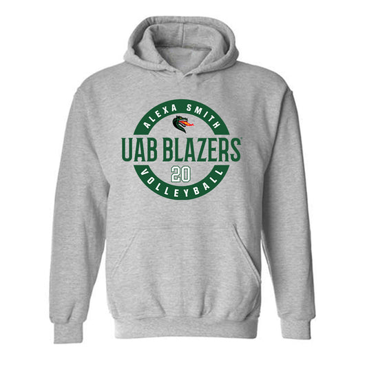 UAB - NCAA Beach Volleyball : Alexa Smith - Classic Fashion Shersey Hooded Sweatshirt-0