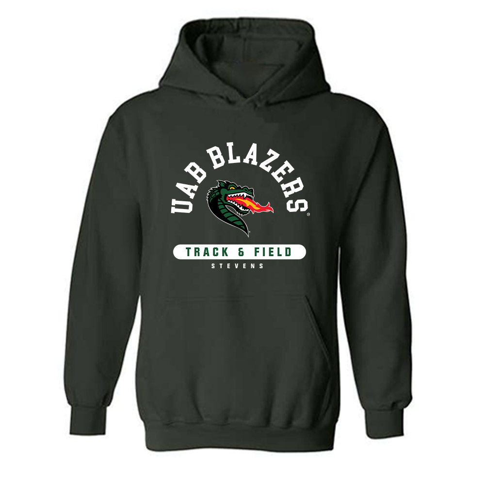 UAB - NCAA Women's Track & Field : Hannah Stevens - Classic Fashion Shersey Hooded Sweatshirt-0