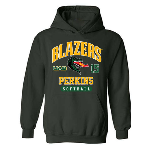 UAB - NCAA Softball : Abbi Perkins - Classic Fashion Shersey Hooded Sweatshirt-0