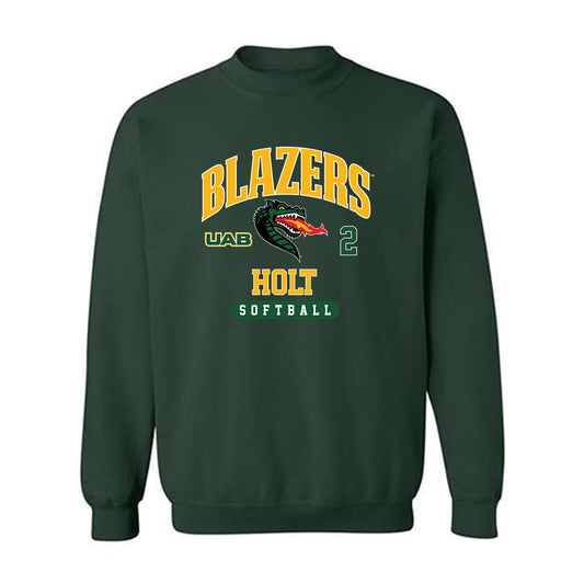 UAB - NCAA Softball : Jaycee Holt - Classic Fashion Shersey Crewneck Sweatshirt-0