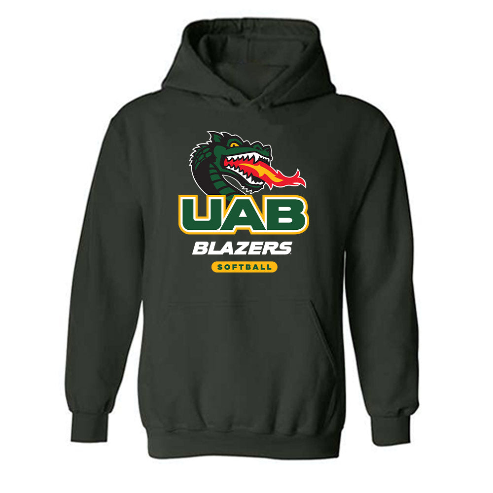 UAB - NCAA Softball : Ashtrid Kramer - Classic Fashion Shersey Hooded Sweatshirt-0