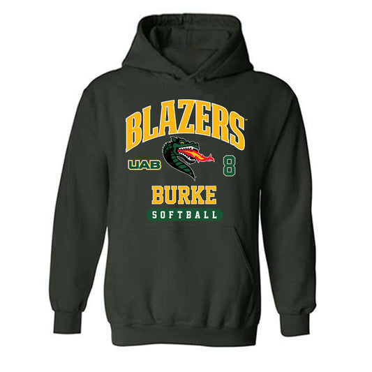 UAB - NCAA Softball : Emmorie Burke - Classic Fashion Shersey Hooded Sweatshirt-0