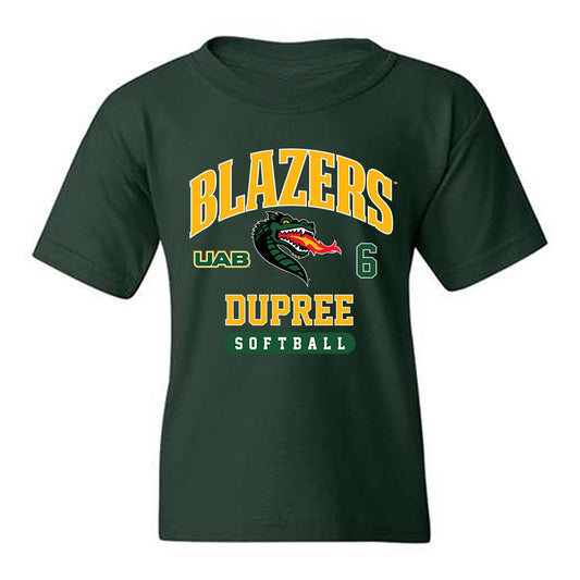 UAB - NCAA Softball : auburn dupree - Classic Fashion Shersey Youth T-Shirt-0