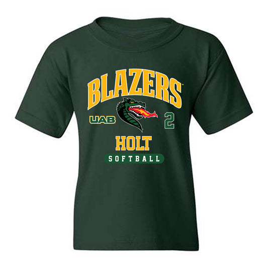 UAB - NCAA Softball : Jaycee Holt - Classic Fashion Shersey Youth T-Shirt-0