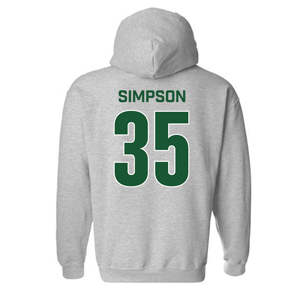 UAB - NCAA Football : Owen Simpson - Classic Fashion Shersey Hooded Sweatshirt-1