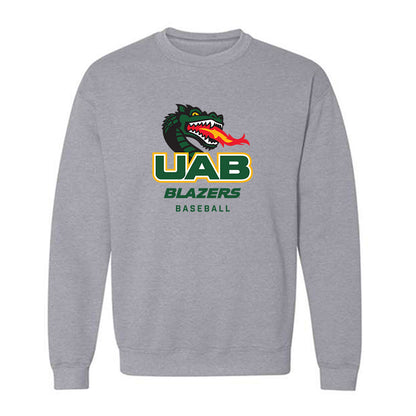 UAB - NCAA Baseball : Carter Samuelson - Classic Fashion Shersey Crewneck Sweatshirt-0
