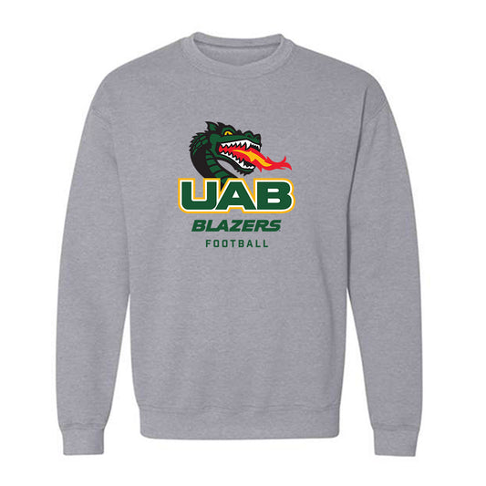 UAB - NCAA Football : JQuan Mason - Classic Fashion Shersey Crewneck Sweatshirt-0