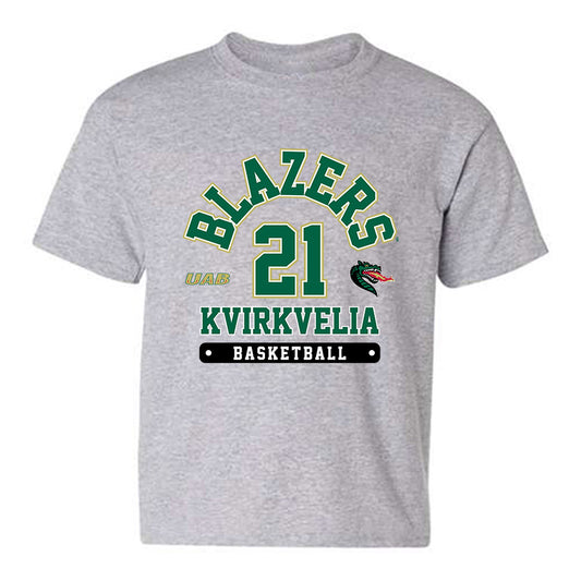 UAB - NCAA Women's Basketball : Lika Kvirkvelia - Classic Fashion Shersey Youth T-Shirt-0