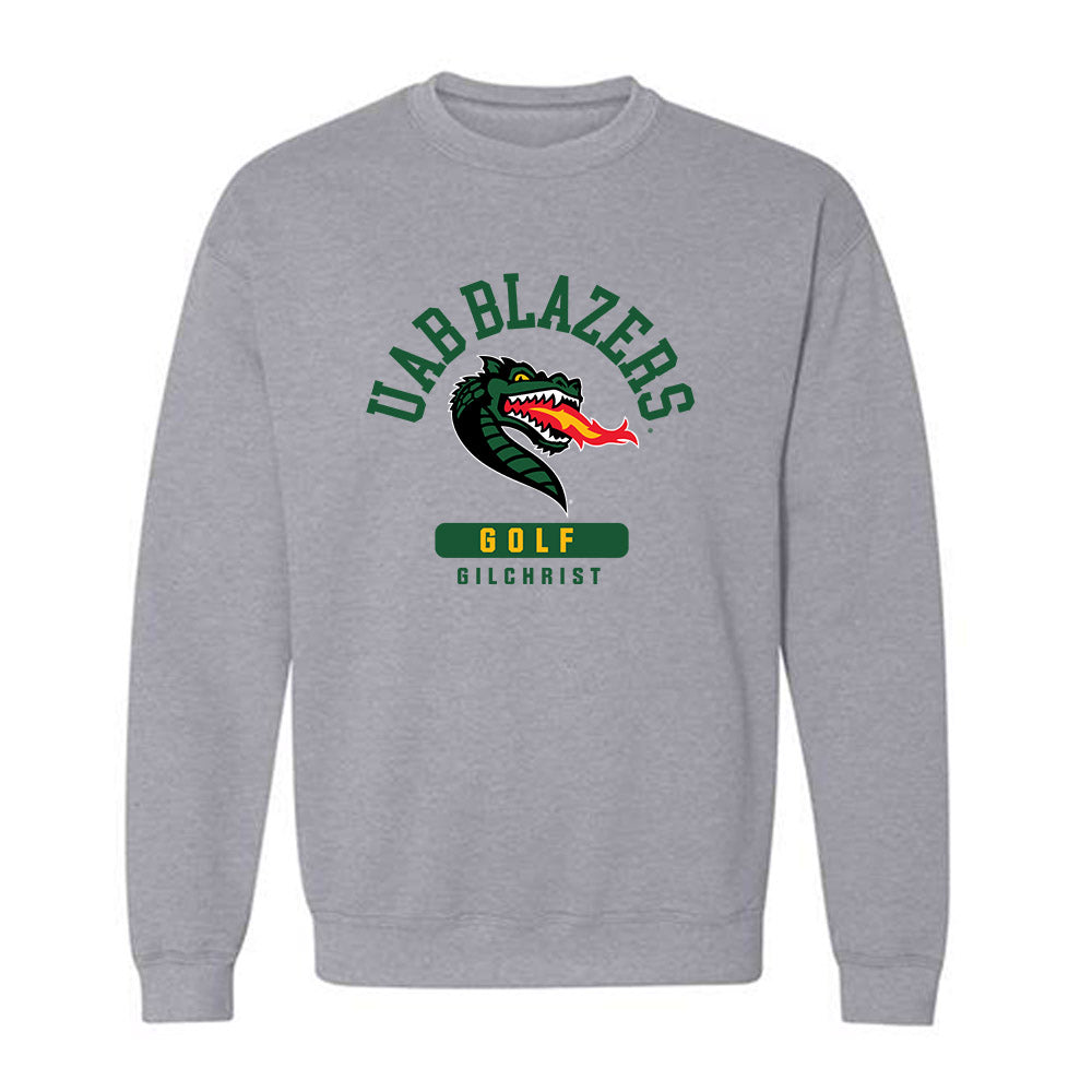 UAB - NCAA Women's Golf : Lauren Gilchrist - Classic Fashion Shersey Crewneck Sweatshirt-0