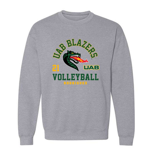 UAB - NCAA Women's Volleyball : Chloe Rodriguez - Classic Fashion Shersey Crewneck Sweatshirt-0