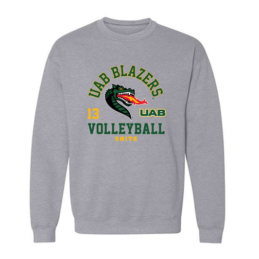 UAB - NCAA Women's Volleyball : Kelsey Smith - Classic Fashion Shersey Crewneck Sweatshirt-0