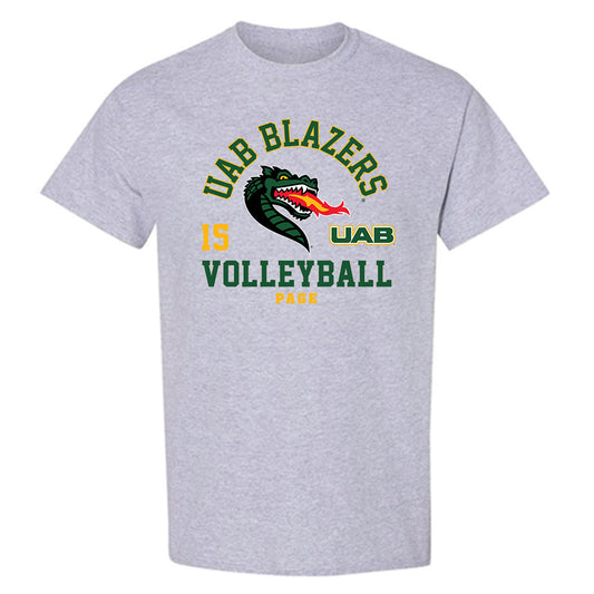 UAB - NCAA Women's Volleyball : Madison Page - Classic Fashion Shersey T-Shirt-0