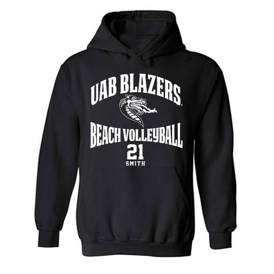UAB - NCAA Beach Volleyball : Sarah Smith - Classic Fashion Shersey Hooded Sweatshirt-0
