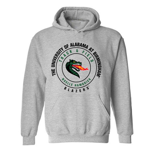 UAB - NCAA Women's Track & Field : Noelle Hambrick - Classic Fashion Shersey Hooded Sweatshirt-0