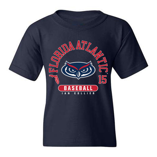 FAU - NCAA Baseball : Ian Collier - Youth T-Shirt-0
