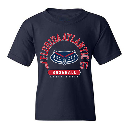 FAU - NCAA Baseball : Kyzer Smith - Youth T-Shirt-0