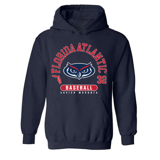 FAU - NCAA Baseball : Xavier Moronta - Hooded Sweatshirt-0