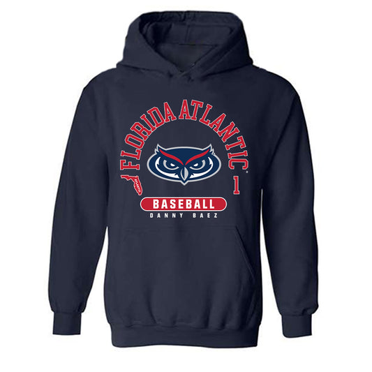 FAU - NCAA Baseball : Danny Baez - Hooded Sweatshirt-0