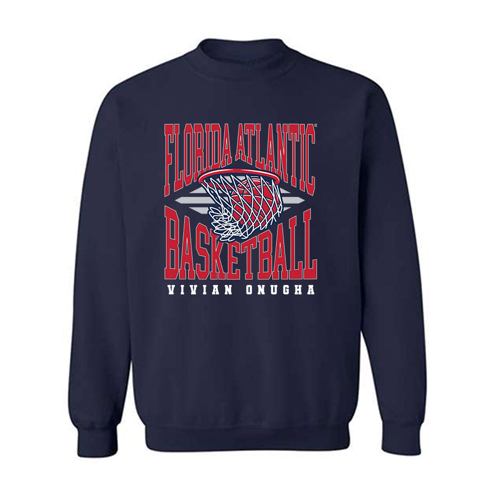 FAU - NCAA Women's Basketball : Vivian Onugha - Classic Fashion Shersey Crewneck Sweatshirt-0