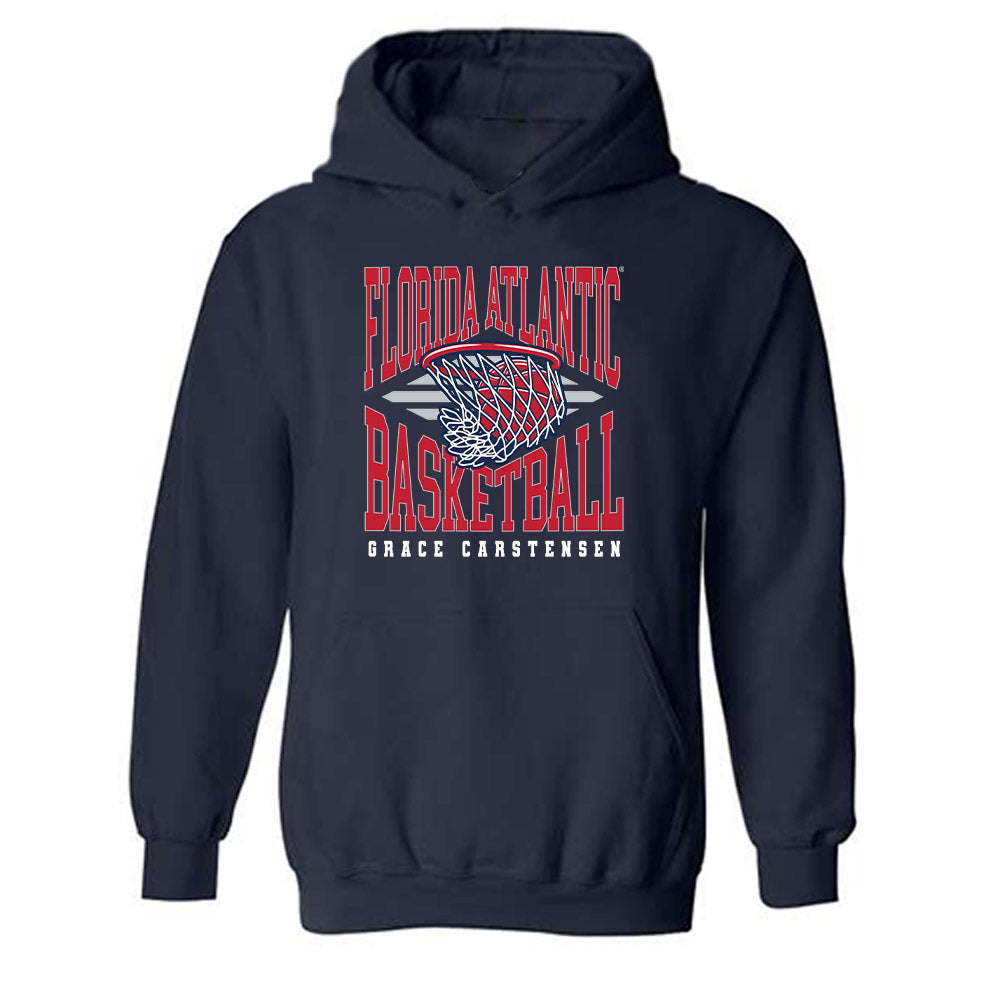 FAU - NCAA Women's Basketball : Grace Carstensen - Classic Fashion Shersey Hooded Sweatshirt-0