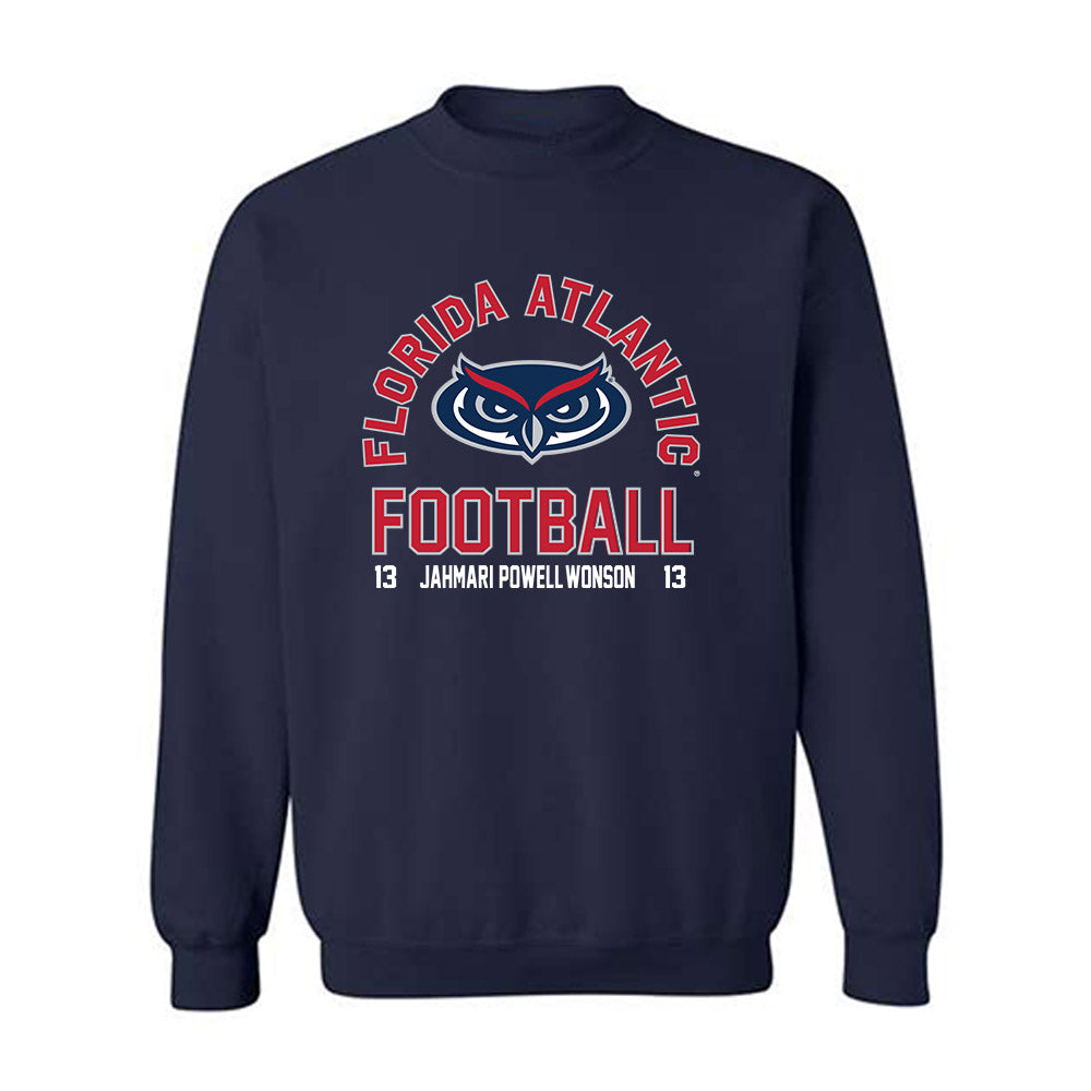 FAU - NCAA Football : Jahmari Powell-Wonson - Crewneck Sweatshirt-0