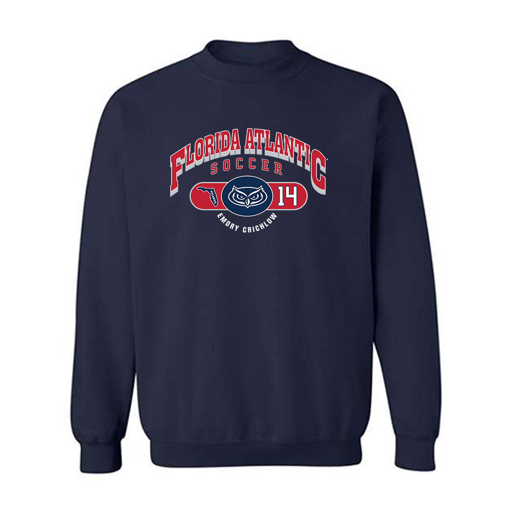 FAU - NCAA Men's Soccer : Emory Crichlow - Crewneck Sweatshirt-0