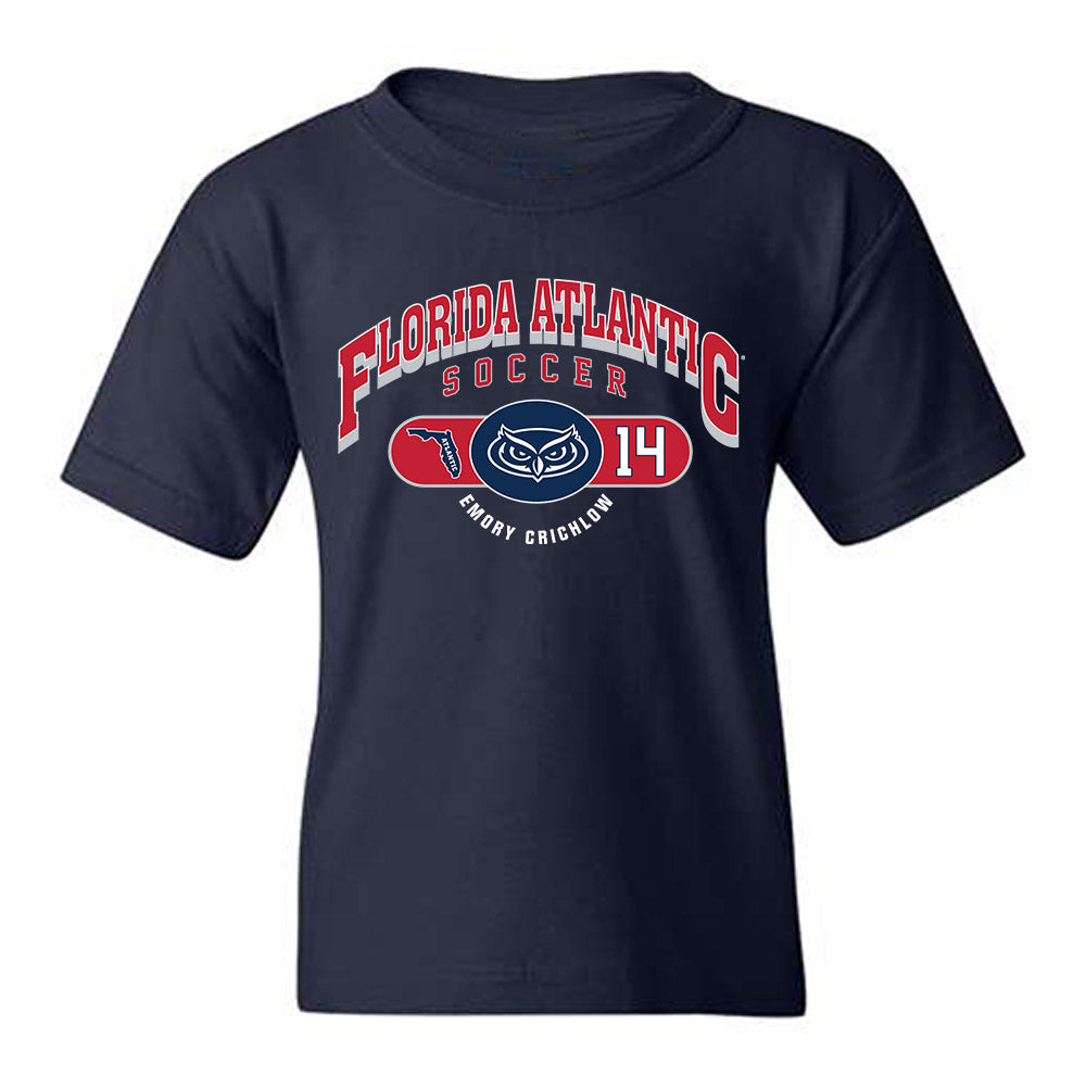 FAU - NCAA Men's Soccer : Emory Crichlow - Youth T-Shirt-0