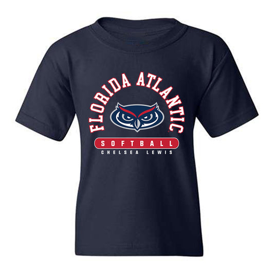 FAU - NCAA Softball : Chelsea Lewis - Youth T-Shirt-0