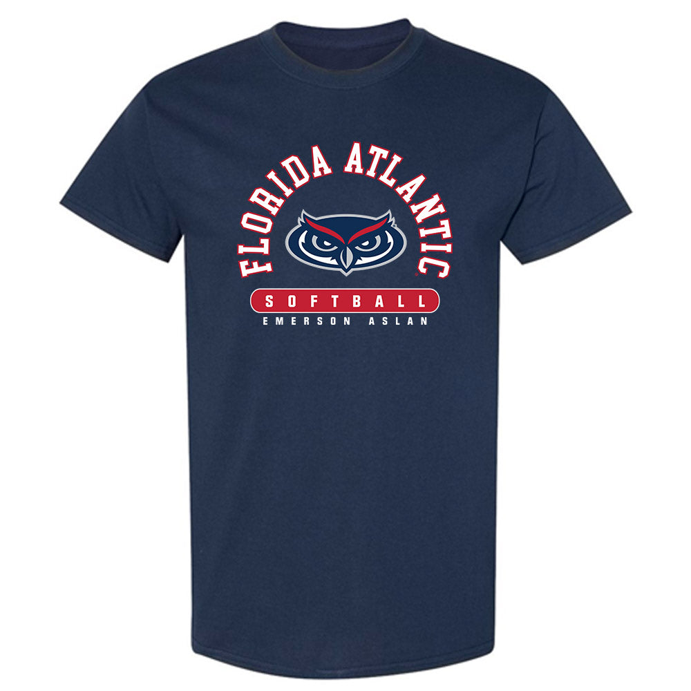 FAU - NCAA Softball : Emerson Aslan - T-Shirt-0
