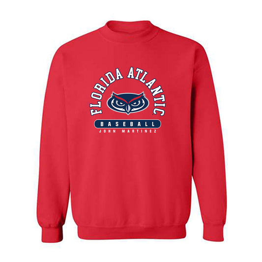 FAU - NCAA Baseball : John Martinez - Crewneck Sweatshirt-0