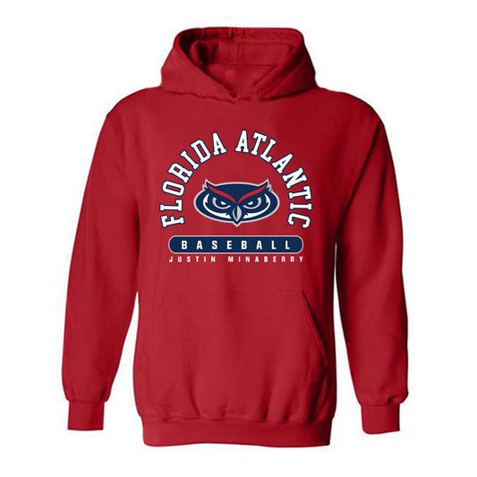FAU - NCAA Baseball : Justin Minaberry - Hooded Sweatshirt-0