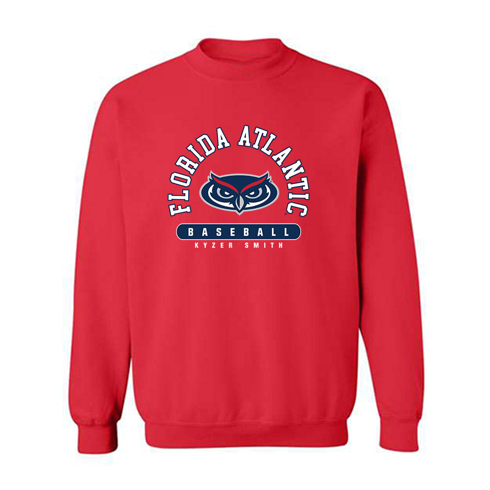 FAU - NCAA Baseball : Kyzer Smith - Crewneck Sweatshirt-0
