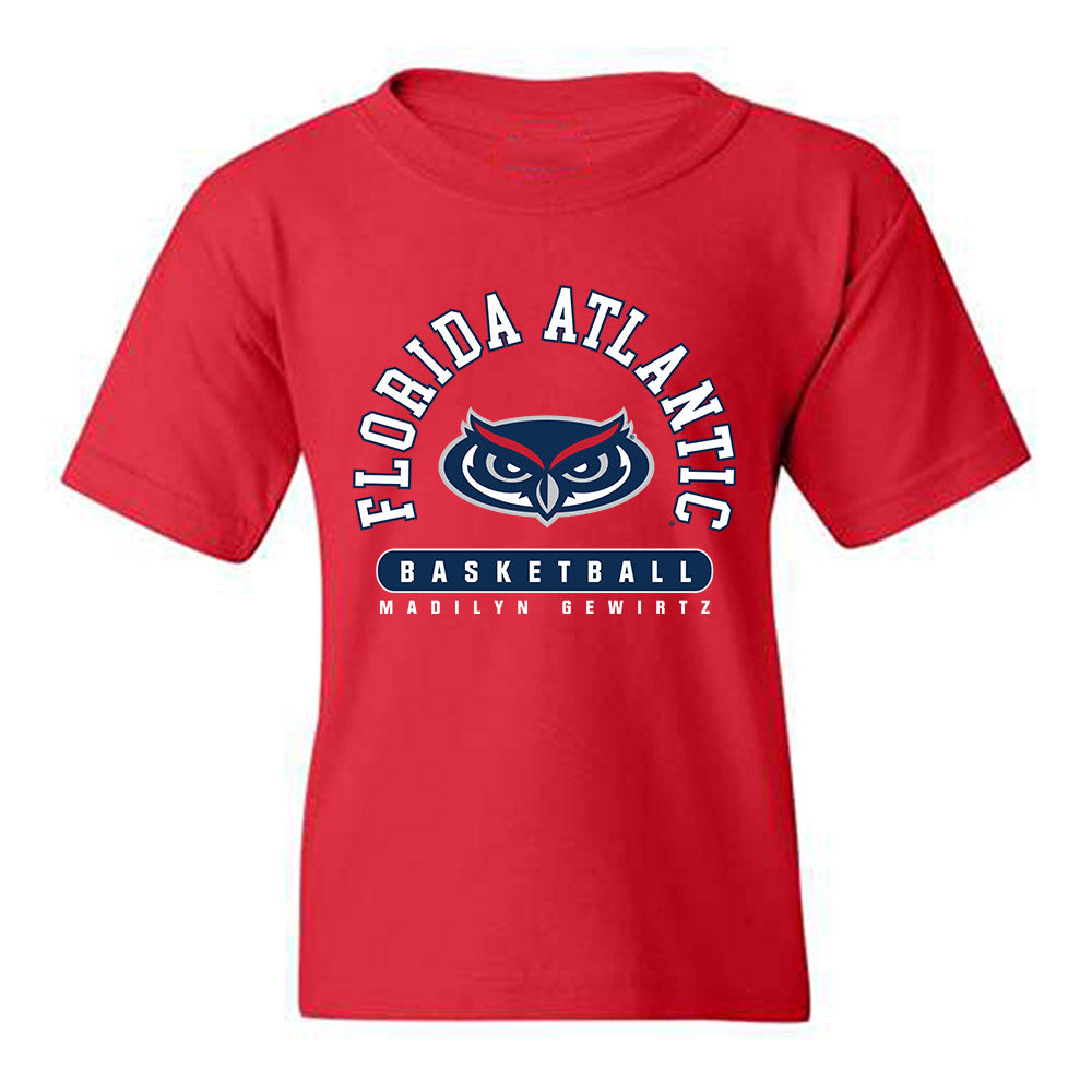 FAU - NCAA Women's Basketball : Madilyn Gewirtz - Classic Fashion Shersey Youth T-Shirt-0