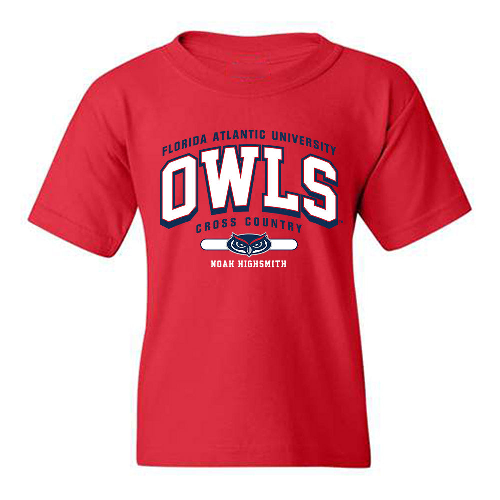 FAU - NCAA Men's Cross Country : Noah Highsmith - Youth T-Shirt-0