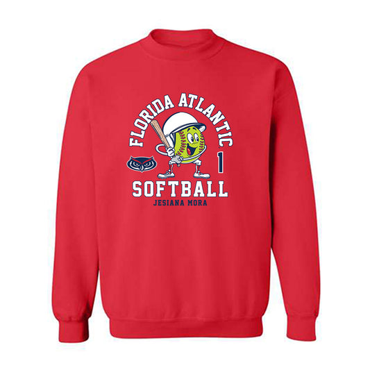 FAU - NCAA Softball : Jesiana Mora - Crewneck Sweatshirt-0