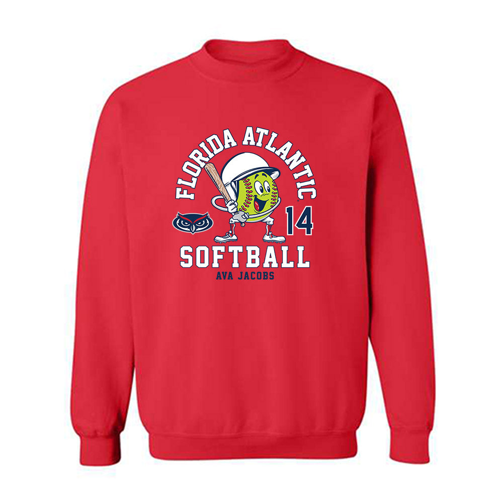 FAU - NCAA Softball : Ava Jacobs - Crewneck Sweatshirt-0