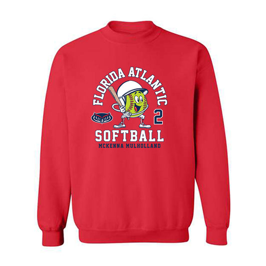 FAU - NCAA Softball : McKenna Mulholland - Crewneck Sweatshirt-0